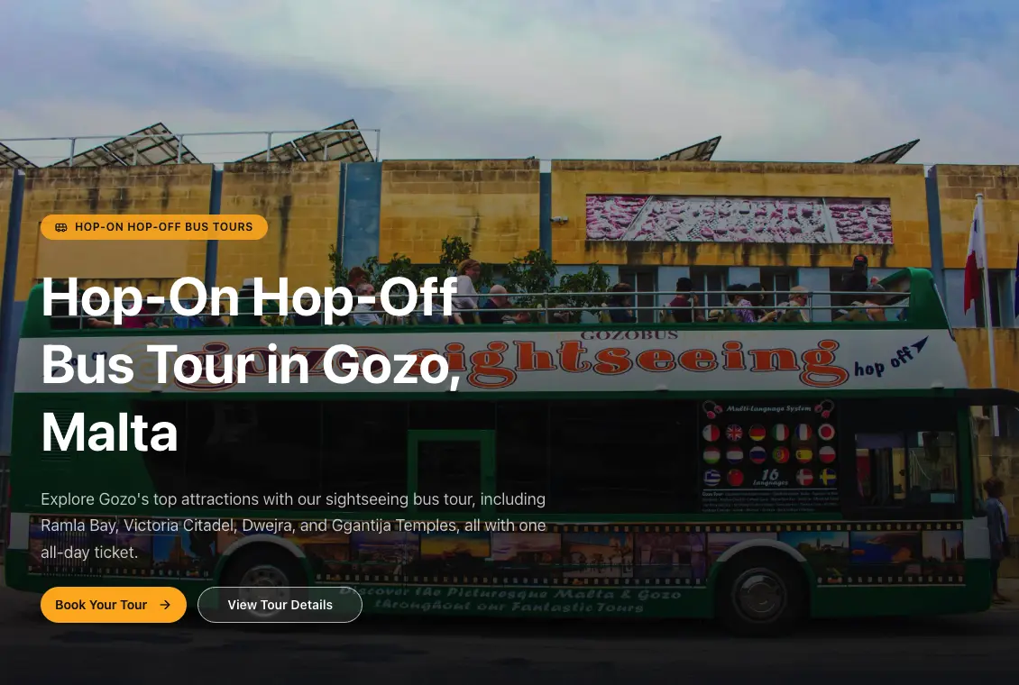 Gozo Sightseeing homepage